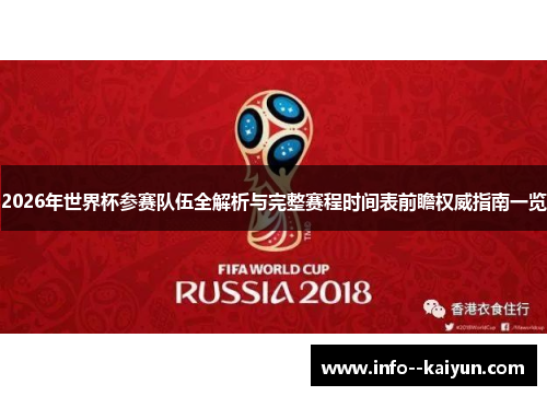 2026年世界杯参赛队伍全解析与完整赛程时间表前瞻权威指南一览